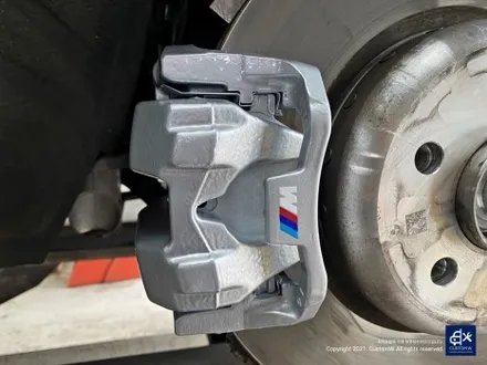 BMW G20 M340i 블랙유광 휠도색 + 실버 캘리퍼 도색 / 용인 처인구