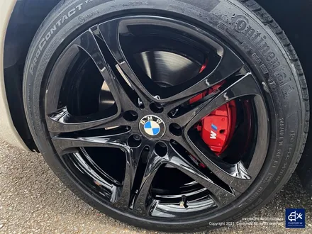 BMW 640d 휠수리 후 블랙유광 휠도색 + 레드 캘리퍼 도색 / 용인 처인구