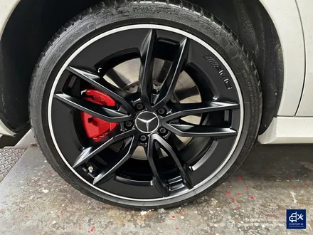 벤츠 E53 AMG 휠수리 후 블랙 실버 투톤 무광 휠도색 + 레드 캘리퍼 도색 / 용인 처인구