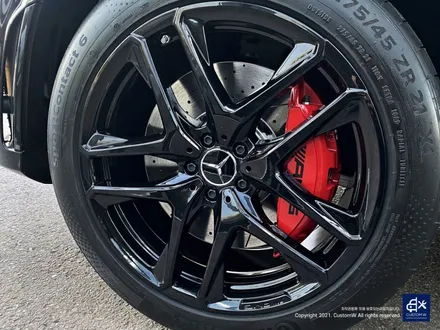 벤츠 신차 GLE53 AMG 블랙유광 휠도색 & 레드 캘리퍼 도색 / 용인 처인구