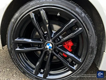 BMW 420d 휠수리 후 블랙유광 휠도색 + 레드 캘리퍼 도색 / 용인 처인구