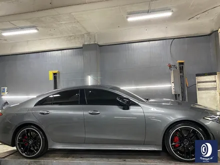벤츠 CLS53 AMG 휠 상처 수리 후, 블랙 + 실버 투톤 휠도색 그리고  레드 캘리퍼 도색 작업까지_! (FEAT. 비 오는 날에도 작업 이상무_!!) / 용인 처인구
