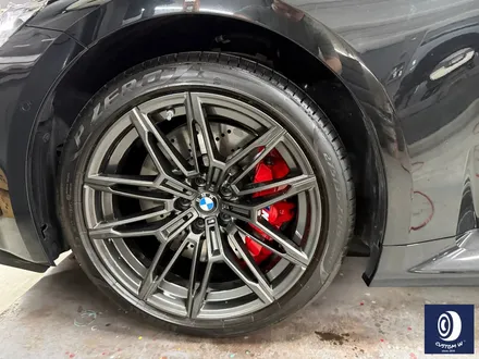 BMW G87 M2 930M 휠 상처 수리 후, 건메탈 그레이 휠도색 + 레드 캘리퍼 도색 / 용인 처인구