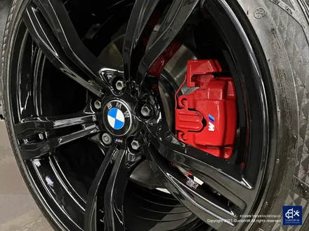 BMW F10 520d 19인치 휠수리 후 블랙유광 휠도색 + 레드 캘리퍼 도색 / 용인 처인구