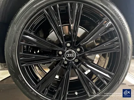 아우디 A6 45 TFSI 콰트로 프리미엄 블랙유광 휠도색 + 블랙 캘리퍼 도색 / 용인 처인구
