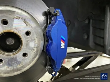 BMW 6GT 620d 647M 휠수리 후 블랙유광 휠도색 + 블루 캘리퍼 도색 / 용인 처인구