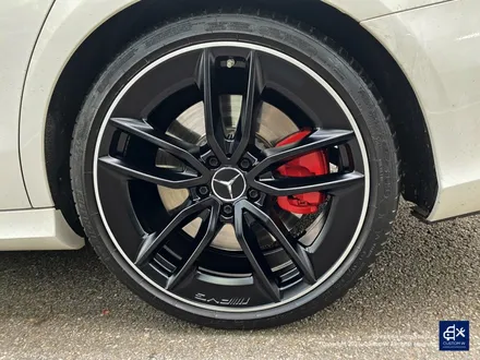 벤츠 E53 AMG 휠수리 후 블랙 실버 투톤 무광 휠도색 + 레드 캘리퍼 도색 / 용인 처인구