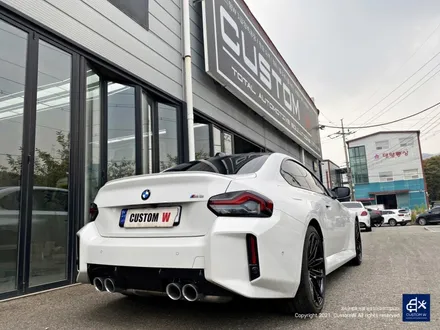 BMW 신형 G87 M2 930M 블랙유광 휠도색 + 레드 캘리퍼 도색 / 용인 처인구