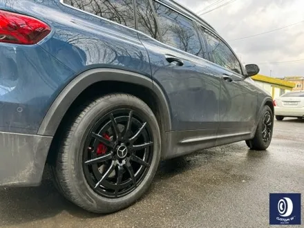 벤츠 GLB35 AMG 하이그로시 블랙 (검정 유광) 휠도색 + 레드 캘리퍼 도색 / 용인 처인구