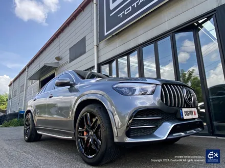 벤츠 GLE53 AMG 쿠페 블랙유광 휠도색 + 레드 캘리퍼 도색 / 용인 처인구