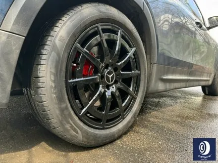 벤츠 GLB35 AMG 하이그로시 블랙 (검정 유광) 휠도색 + 레드 캘리퍼 도색 / 용인 처인구