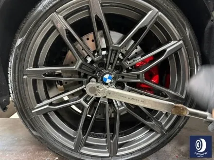 BMW G87 M2 930M 휠 상처 수리 후, 건메탈 그레이 휠도색 + 레드 캘리퍼 도색 / 용인 처인구