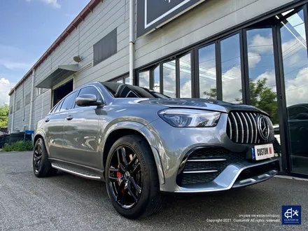 벤츠 GLE53 AMG 쿠페 블랙유광 휠도색 + 레드 캘리퍼 도색 / 용인 처인구