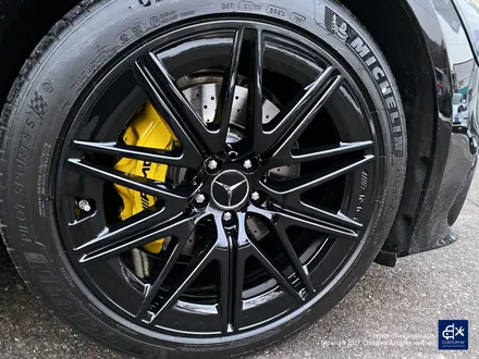 벤츠 GT43 AMG 블랙유광 휠도색 + 옐로우 캘리퍼 도색 / 용인 처인구