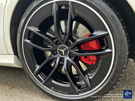 벤츠 E53 AMG 휠수리 후 블랙 실버 투톤 무광 휠도색 + 레드 캘리퍼 도색 / 용인 처인구