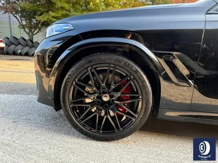 BMW X6M 818M 블랙 유광 휠도색 + 레드 캘리퍼 도색_! / 용인 처인구