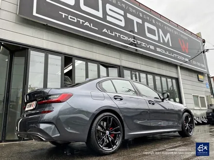 BMW G20 M340i 블랙유광 휠도색 + 레드 캘리퍼 도색 / 용인 처인구