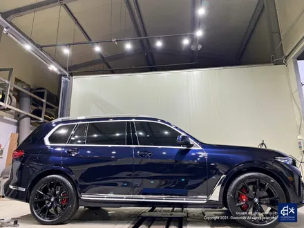 BMW X7 755M 블랙유광 휠도색 + 레드 캘리퍼 도색 / 용인 처인구