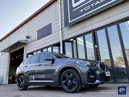 BMW X1 20i 블랙유광 휠도색 + 블루 캘리퍼 도색 / 용인 처인구