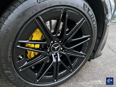 벤츠 GT43 AMG 블랙유광 휠도색 + 옐로우 캘리퍼 도색 / 용인 처인구