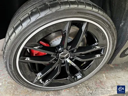 벤츠 CLS53 AMG 투톤 유광 휠도색 + 레드 캘리퍼 도색 / 용인 처인구