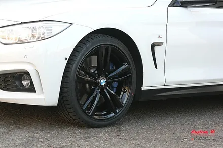 블랙유광 휠도색, BMW 435D 19인치 다이아몬드컷팅휠 블랙으로 변신! / 용인 처인구