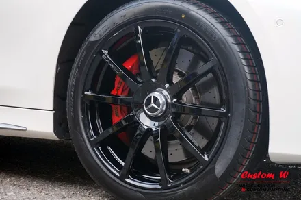벤츠 S63 AMG 카브리올레 W217 블랙유광 휠도색 + 에어발란스, 이오나이져 레트로핏, 코딩. / 용인 처인구