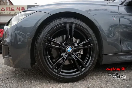 F30 BMW 328I 블랙유광 휠도색. / 용인 처인구