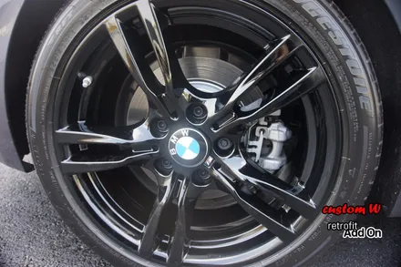 BMW F30 3시리즈 330i 400M 휠 블랙유광 휠도색. / 용인 처인구