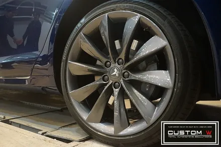 테슬라 모델 S 100D 휠수리(휠복원) / 용인 처인구