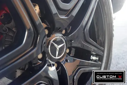 벤츠 G63AMG 지바겐 더욱 포스 넘치게 블랙유광 휠도색. / 용인 처인구