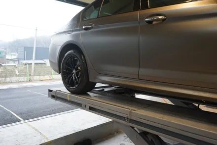 하이그로시블랙 휠도색 - BMW G30 530I / 용인 처인구