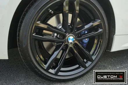 BMW 430I 블랙 유광 휠도색. / 용인 처인구