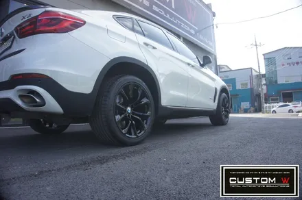 BMW X6 40d 기존 휠도색 차량의 휠수리를 위한 재방문. / 용인 처인구