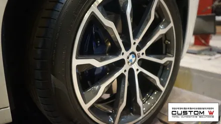 BMW G01 X3 1개의 휠 다이아몬드컷팅 휠수리. / 용인 처인구