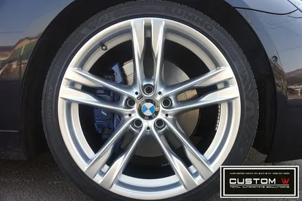 BMW 640D 휠상처 수리후, 하이퍼 실버  휠도색.! 커스텀W / 용인 처인구