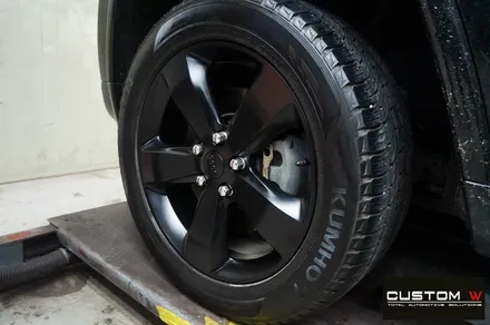 JEEP 그랜드 체로키 맷블랙 무광검정 휠도색 / 용인 처인구