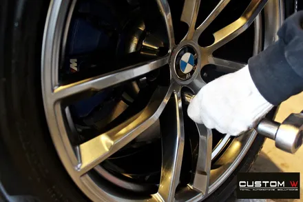 BMW G30 520d 고스트크롬 휠 도색 / 용인 처인구