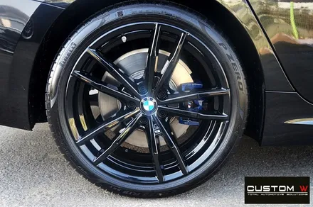 BMW G20 330i 블랙유광 휠도색 / 용인 처인구