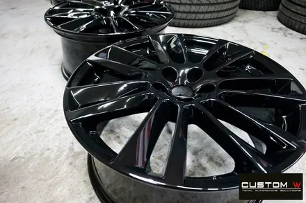 올바른 공정으로 재규어 F-Pace(F페이스) 블랙유광 휠 도색, 레드 캘리퍼 도색 작업하기 / 용인 처인구
