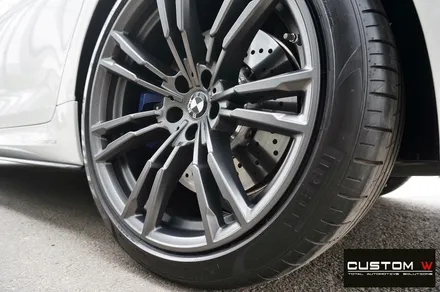 BMW F90 신형 M5 매트 그레이(사틴 그레이) 휠 도색 / 용인 처인구