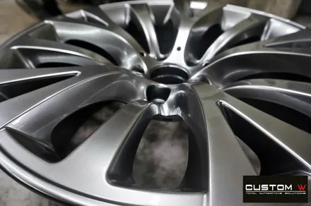BMW 5GT 휠 상처 수리 후 고스트크롬 휠 도색 / 용인 처인구