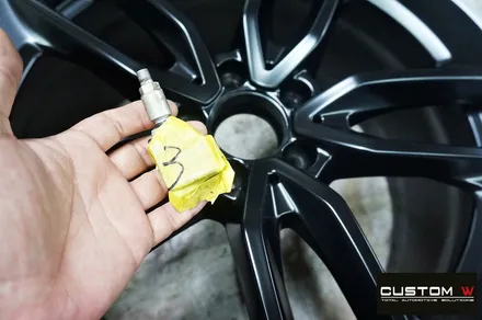 벤츠 E53 AMG 무광블랙실버 투톤 휠도색 + 건메탈 캘리퍼 도색 / 용인 처인구
