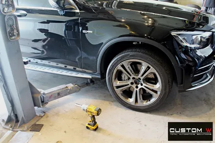 벤츠 신형 GLC43 AMG  블랙실버 투톤 휠도색 / 용인 처인구