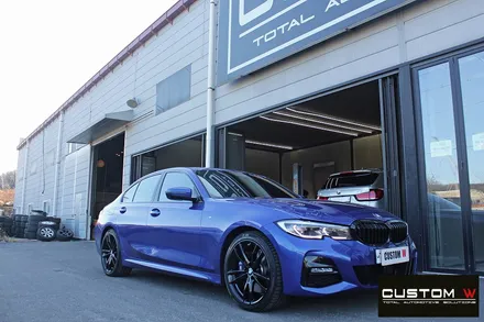 BMW G20 330i 블랙유광 휠도색 / 용인 처인구