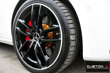 벤츠 E53 AMG 블랙 실버 투톤 유광 휠도색 / 용인 처인구