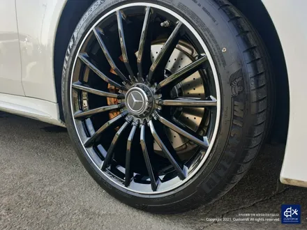 벤츠 GT43 AMG 박리 후 블랙실버 유광 투톤 휠도색 / 용인 처인구
