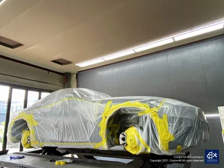 BMW Z4 20i 블랙유광 휠도색 + 레드 캘리퍼 도색 / 용인 처인구
