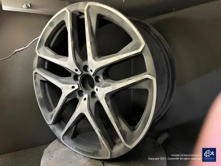 벤츠 신차 GLE53 AMG 블랙유광 휠도색 & 레드 캘리퍼 도색 / 용인 처인구