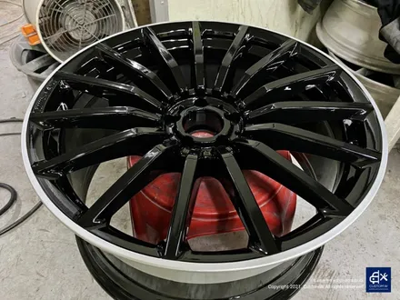 벤츠 GT43 AMG 블랙실버 투톤 유광 휠도색 / 용인 처인구